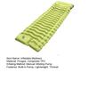 Inflatable Sleeping Pad Built-in Foot Pump Pillow Lightweight Thicken Portable Single Person Outdoor Travel Camping Hiking Air Mattress Sleeping Mat