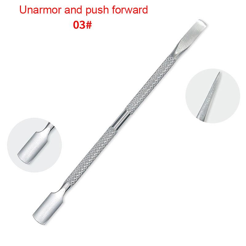 New Push Cuticle Nails Cuticle Pusher Take Out Nail Cuticle Remover Tool Manicure Spatula Sticks Manicure SPT01