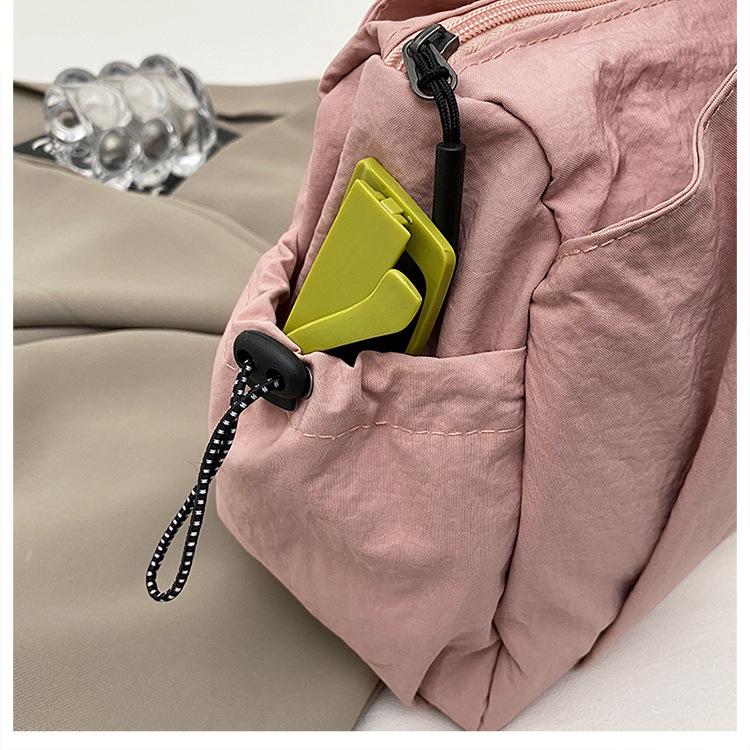 Borsa Tote Pieghettata alla Moda con Tasche Multiple: Borsa a Spalla Versatile, Leggera e di Grande Capacità 2026