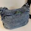 Vintage Multi-Pocket Denim Women's Bag Hand Shoulder Crossbody Bag