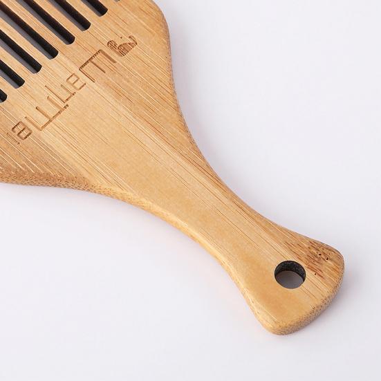 Men Texturizing Comb Comfortable Easy to for Daily Hair Salon Hold Universal Wooden Fork Life