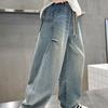Boys' Straight Leg Jeans Spring and Autumn Loose Casual Pants Boys' and Children's Pants