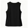 Canottiere Casual da Donna in Cotone e Lino Senza Maniche