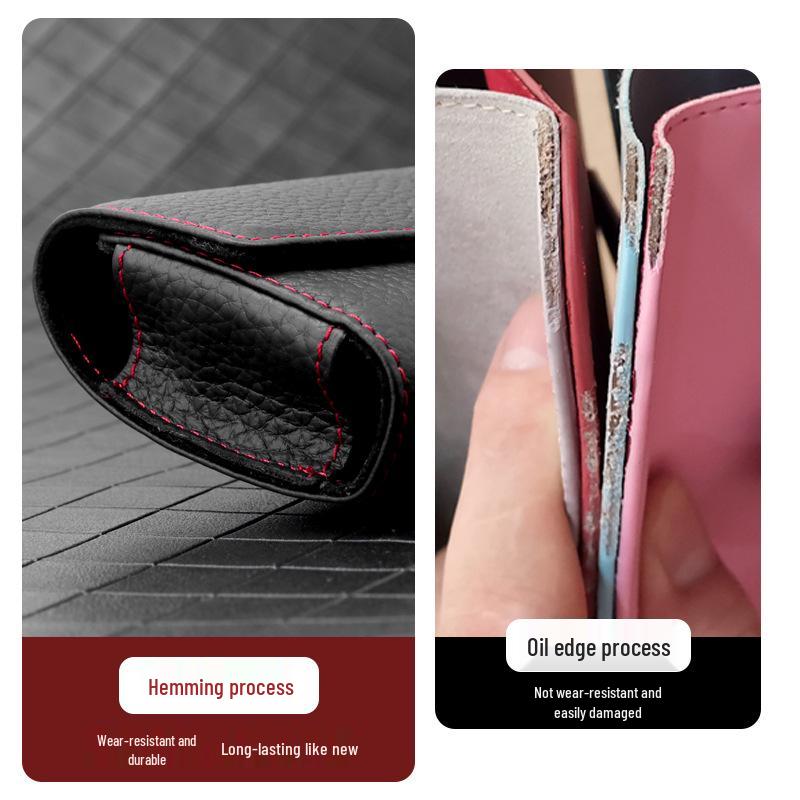 Multifunktionaler Leder Auto Sonnenblenden Sonnenbrillenhalter & Kartenetui