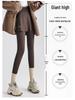 Women's High-Waisted Yoga Skirt Pants, Autumn/Winter, Plus Velvet, Two-in-One Pilates Sports Leggings