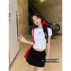 Slimming High-End Casual Short-Sleeve Bow T-Shirt