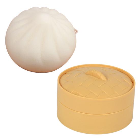 Chinese Food Squeeze Toy Slow-Rising Bun Dumpling Roll TPR Steamed Fidget Toy for Stress Relief Cute