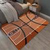 Vibrant Basketball Court Style Floor Mat Living Room Bedroom Home Non Slip Floor Mat Living Room Decoration Washable Carpet