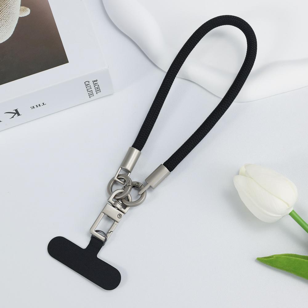 Short Portable Lanyard Pickup Chain Wrist Chain Anti-lost Lanyard Universal Phone Case with Clip Lanyard Keycord Accessories