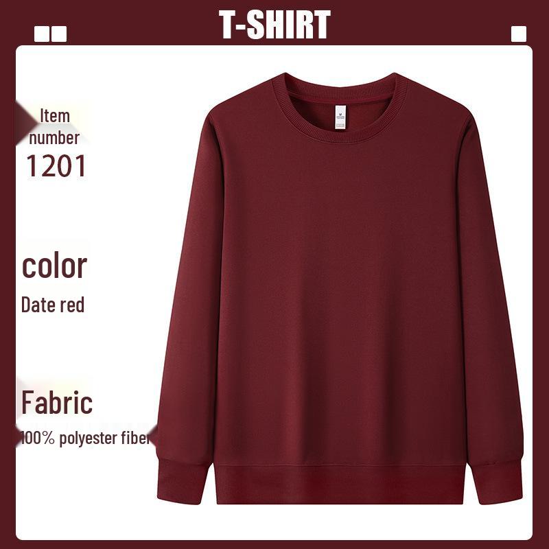 2025 Women's Custom Thick Loose Round Neck Hoodie - Autumn/Winter Fashionable Casual Long Sleeve Workwear Uniform