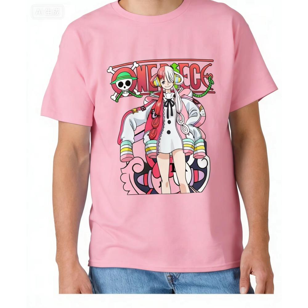 Summer Relaxing and Comfortable Uta One Piece Classic T-Shirt Cotton Summer Men Tshirt