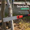 Two-Color Handle Double-Sided Garden Saw for Tree Cutting