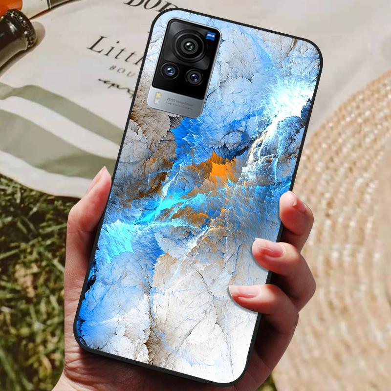 For Vivo X60 Pro Global Version Case Cat Wolf Painted Soft Silicone Phone Cases for Vivo X60 Pro Back Cover X60Pro V2046 Coque