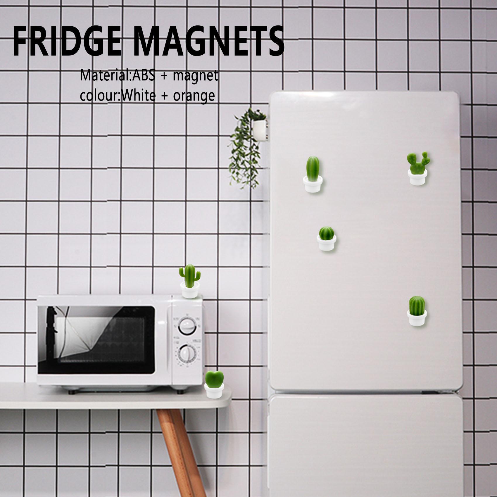 M-Modern-12 Pcs Cute Cactus Refrigerator Magnets,Decorative Fridge Magnet Locker Magnet,Dry Erase Board Magnet,Perfect Fridge Ma