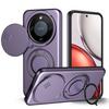 Sliding Camera Lens Protection Armor Case For Honor X9a X9b X9c X9d Magic 5 6 7 8 Lite X50 X60 Pro X70 5G Metal Ring Stand Cover