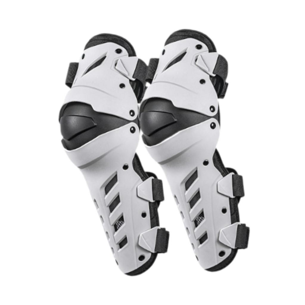 Rodilleras para motocicleta, protección para rodillas, accesorios para ciclismo y prevención de colisiones.