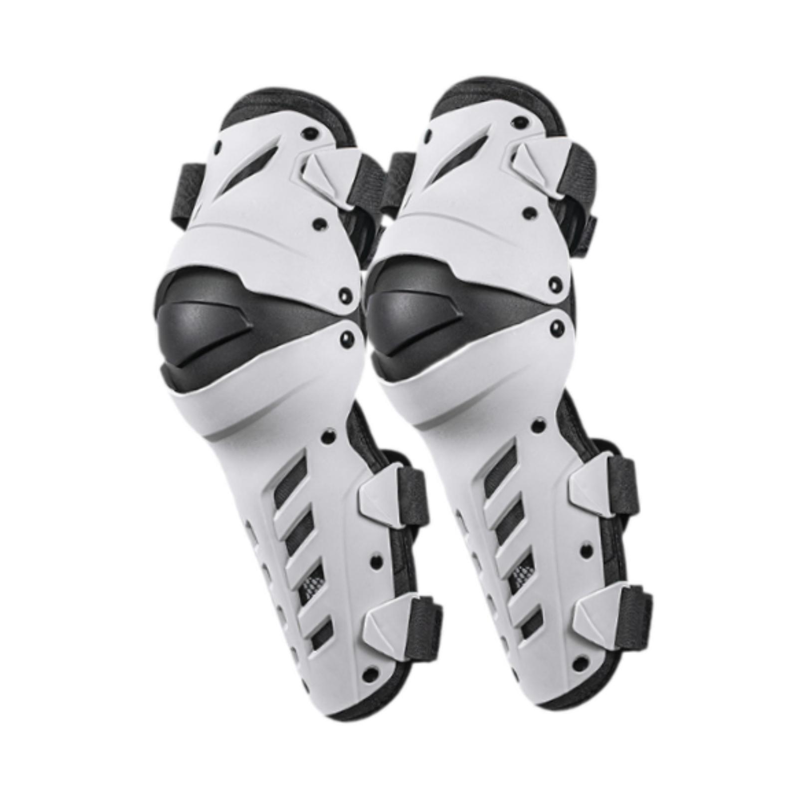 

Наколенники для мотоциклистов Защита коленей Предотвращение столкновений Аксессуары для велосипедистов Защита коленей белый