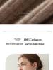 Women's 100% Pure Cashmere Striped Slim Fit Half-High Neck Sweater, Warm Autumn & Winter Knit Base Layer
