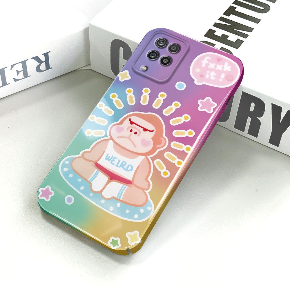 All-inclusive Film Handyhülle Cartoon Mode Design Hartschale Vollständige Abdeckung Kameraschutzhülle für Samsung Xiaomi Poco Redmi Infinix Tecno