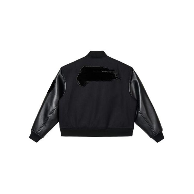 Y-3 Jackets Unisex Black Baseball Collar Thickened Other IA3101