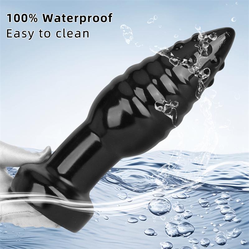 Three-size Pointed Butt Plug Suction Cup Anal Sex Toys Anal Fisting Toys Anal Expansion