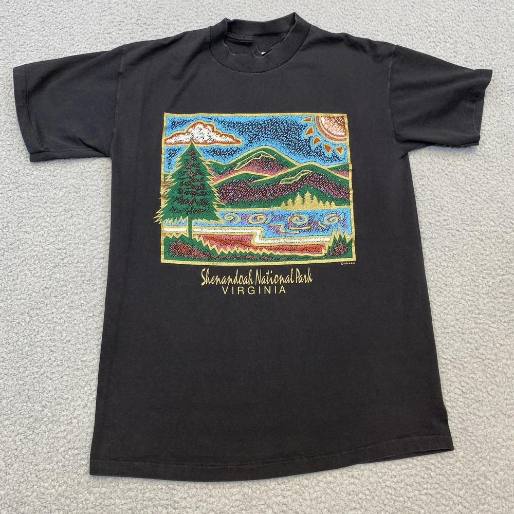 

Shenandoah National Park Virginia T Shirt Black Cotton BL1602 XL