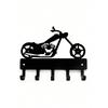 Handmade Iron Dog Shape Wall Mounted Key Holder, Entryway Coat & Leash Hook