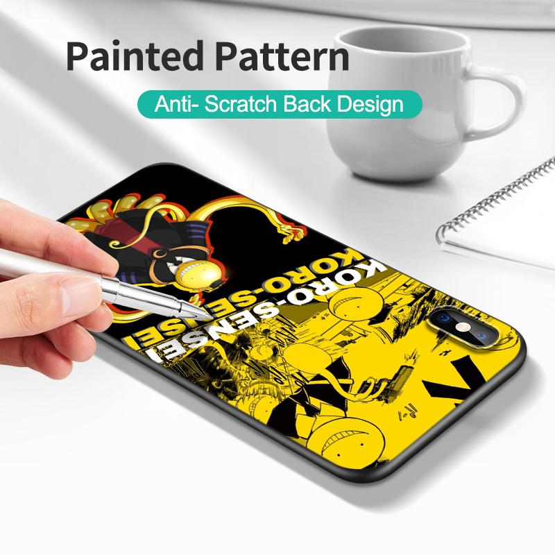 Black Tpu Case For Xiaomi Redmi 9T Note 9T Note 10 8 8T 7 5G 4G Pro 10S Assassination Classroom