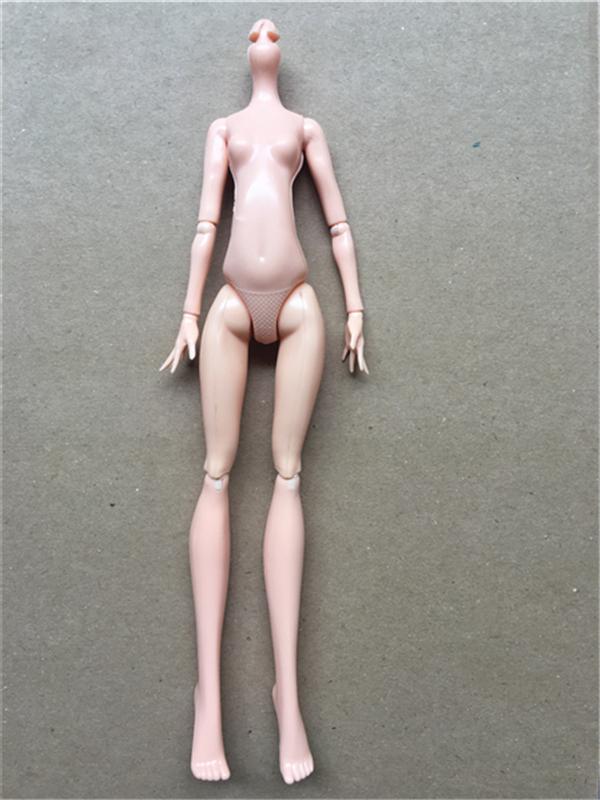 Monstering Replacement Body Catwalk Doll Heads Doll Toy Body Girl Dressing DIY Toy Parts Children Birthday Gift Toys