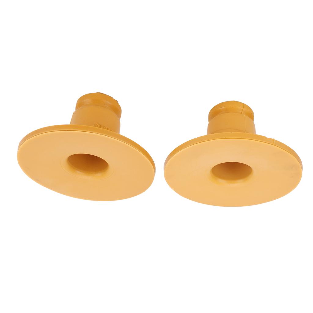 2pcs Rear Spring Bump Stop PU Yellow 12802494 Good Performance Excellent Elasticity Replacement for Saab 9‑3 2003‑2015