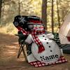 Snowman Customize Your Name Outdoor Blanket Cozy Soft Lightweight Allseason Multipurpose Blanket For Travel Camping Picnics Sofas Offices Beds Living