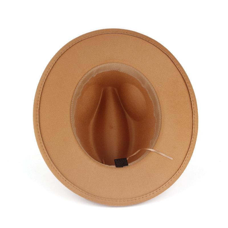 New fashionable women's autumn and winter woolen hat handmade rice beads decorated imitation felt top hat British jazz hat