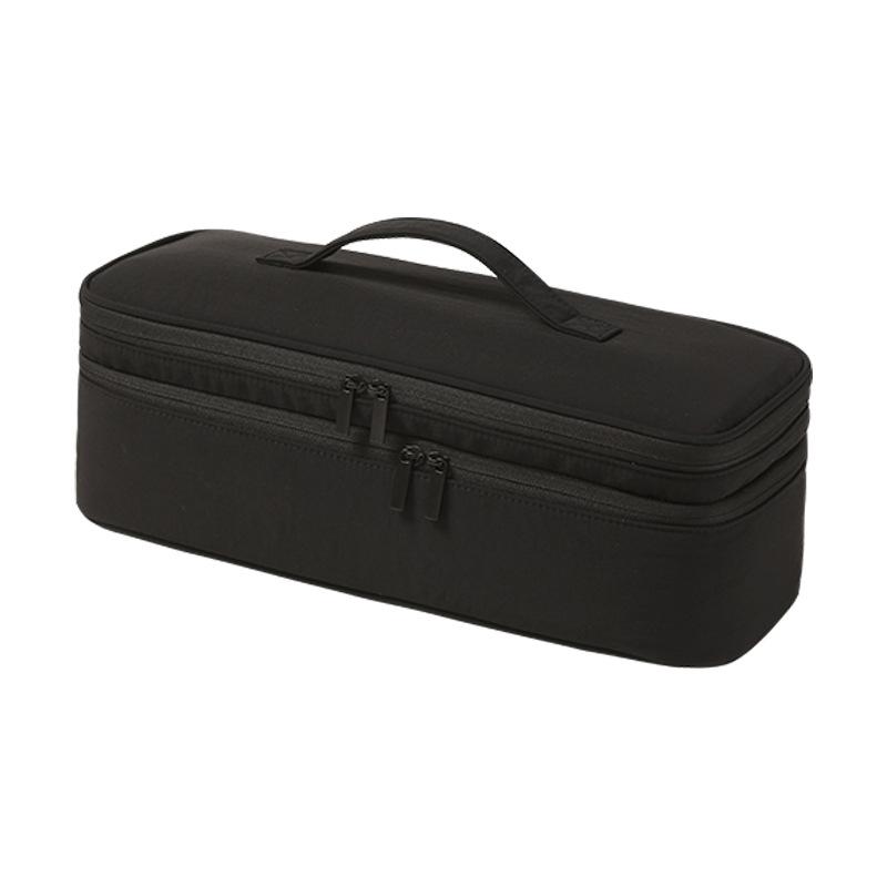 Large Hair Dryer Bag Travel Hair Dryer Bag Portable Double-Layer Hair Dryer Storage Bag Spacious Organizer Case With For Women'S
