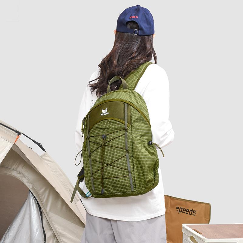 Schultasche Große Kapazität Karomuster Bergsteiger Umhängetasche Wanderrucksack Wasserdicht Neu Verschleißfest Outdoor Leichter Rucksack