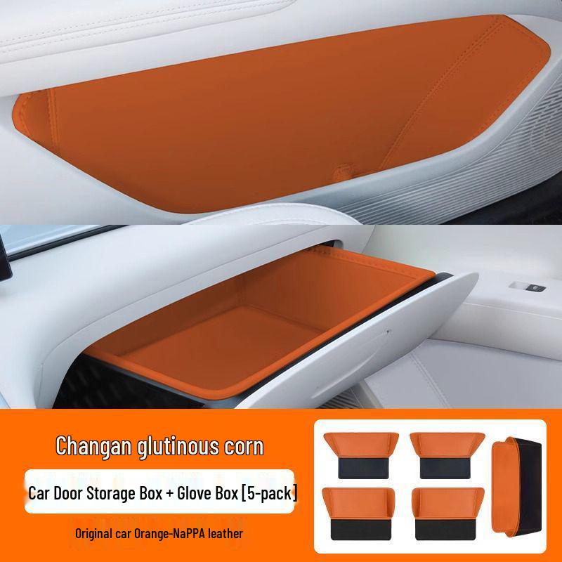 Glutinous Corn-Shaped Car Door Storage Mat for Changan Lumin 24 Model