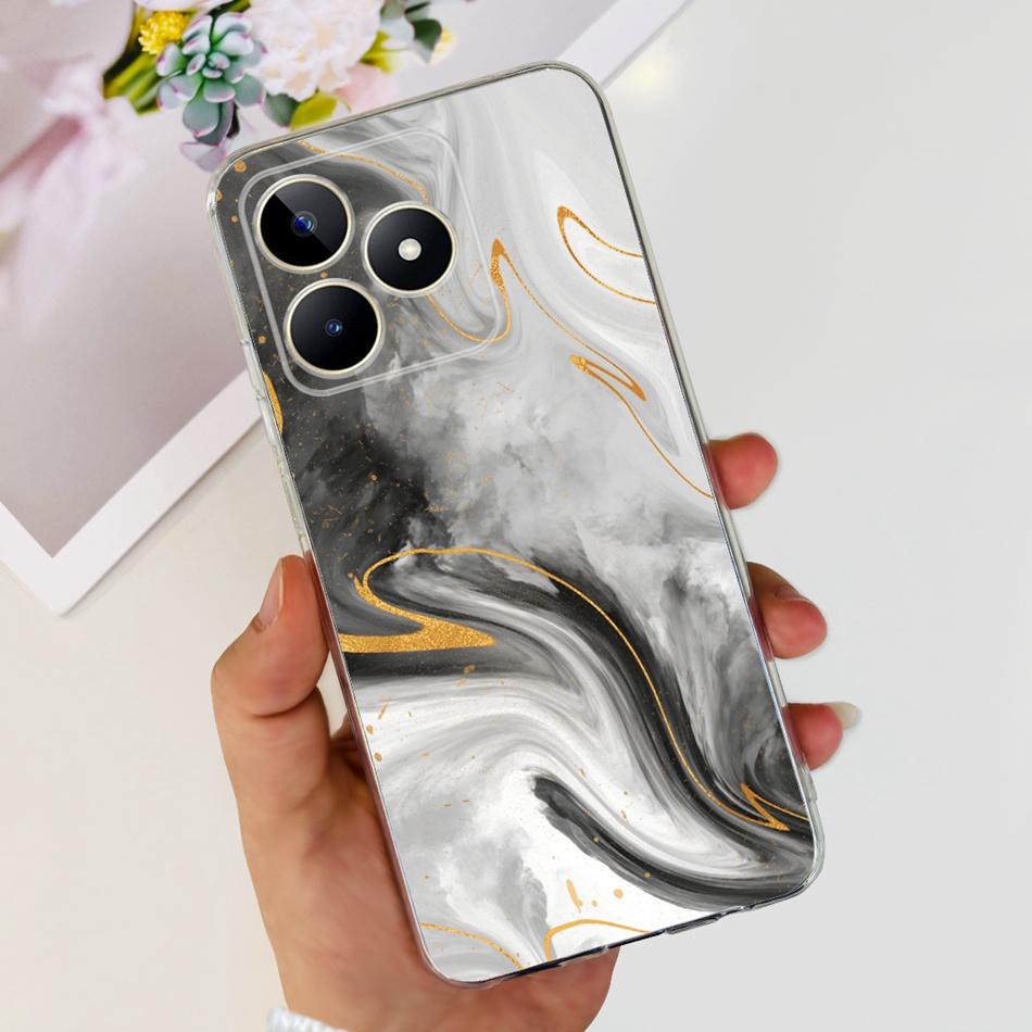 For Realme Note 50 Phone Case Realme Note50 4G RMX3834 2024 Fashion Cool Painted Soft Silicone TPU Cases