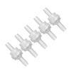 5PCS Plastic Check Valve Non Return One Way Valve for Water Treatment(6mm )
