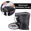 Universal Motorcycle Handlebar Muffs Gloves Windproof Waterproof Thermal Mitts For Scooter E-bike Snowmobile Cold Weather R A0W5