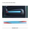 For Mini Cooper F66 F67 2024 2025 Car Door Armrest Decorative Leather Stickers Interior Protection Sticker Car Accessories