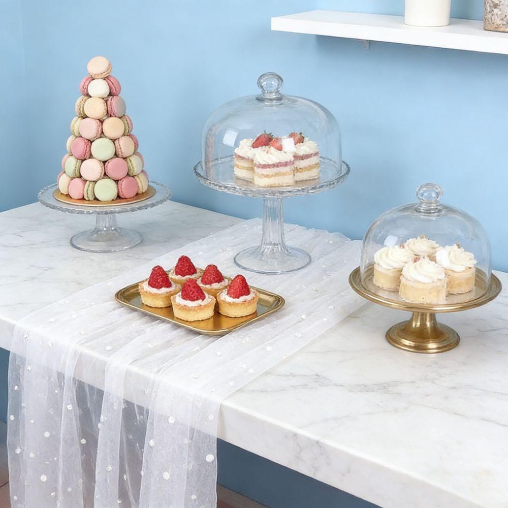 Mesh Fabric Bridal Veil Sheer Wedding Table Runner Table Decorations Table Cloth  Home Decoration