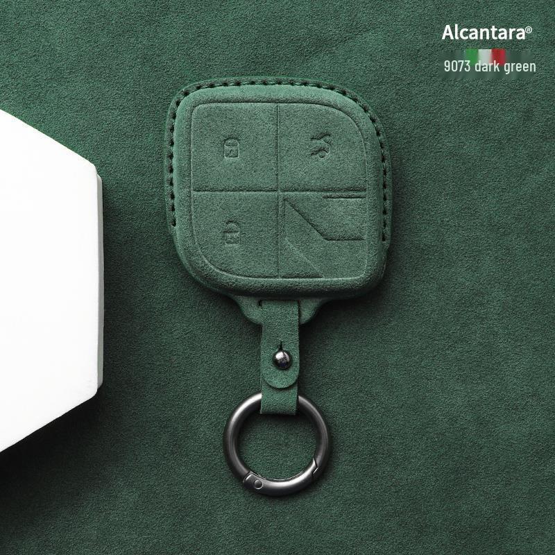 Lynk & Co 08 Key Case Pro: Full Coverage Halo Suede Protective Car Keyring