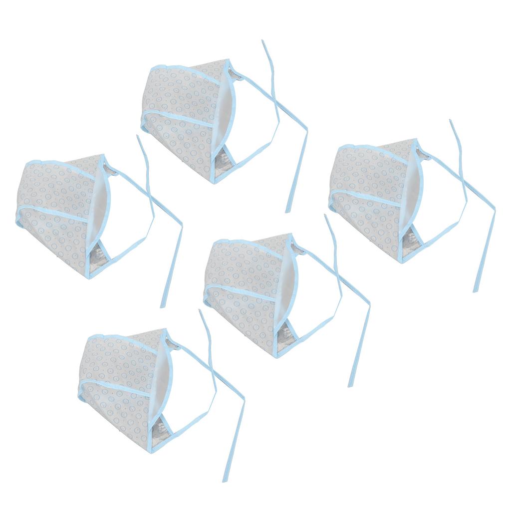 5PCS Hair Highlighting Cap Disposable Coloring Hairdressing Frosting Dye Hat with Plastic Hook for Hair Salon