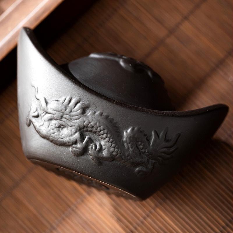 Changeable Color Tea Pet Purple Clay Tea Play Tea Pot Lid Tea Table Accessories Creative Wealth Bowl Tea Ceremony Decoration