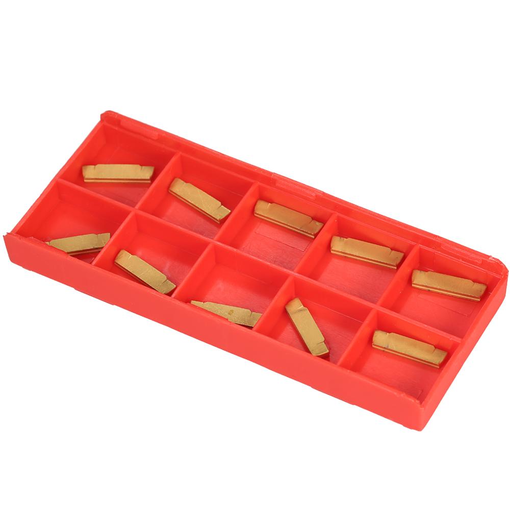 10pcs box MGMN200 G 2mm Width Carbide Inserts for MGEHR MGIVR Lathe Grooving Cut Off Tool
