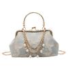 New Chinese Tassel Women's Bag Cheongsam Clip Hand Bag Summer Rendering Banquet Temperament