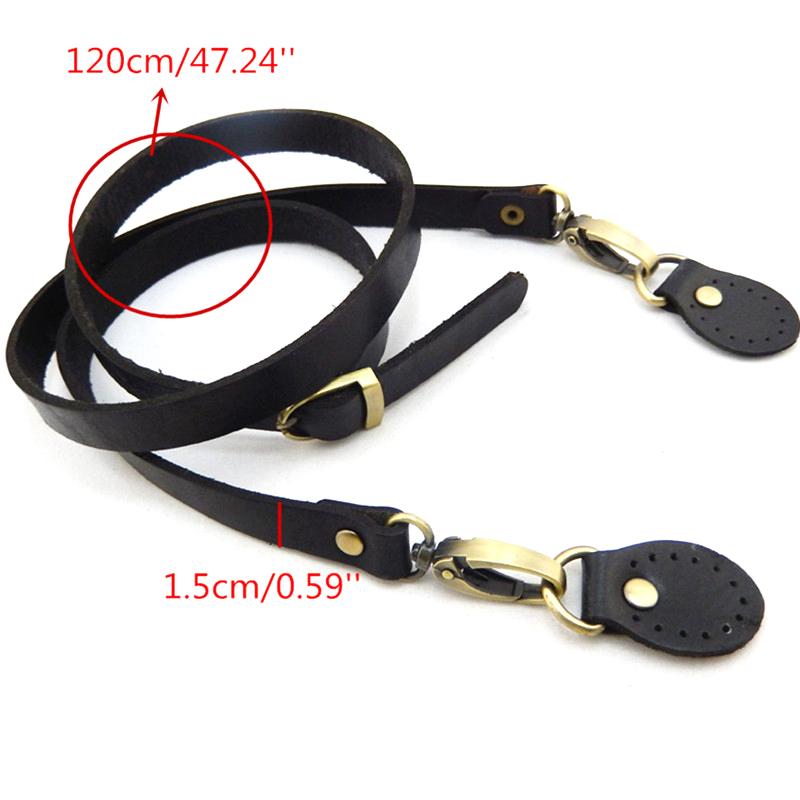 120cm Adjustable Bag Strap Replacement Leather Shoulder Handle Bags Buckle Straps for Handbag Crossbody Purse DIY Accessories