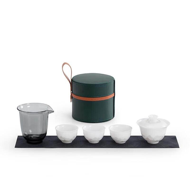 Ice Jade Ceramic Kung Fu Tea Set
