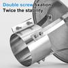 Exterior Wall Stove Pipe Rain Cover Ventilated Stainless Steel Chimney Rain Cap Protector for Outdoor Fireplace