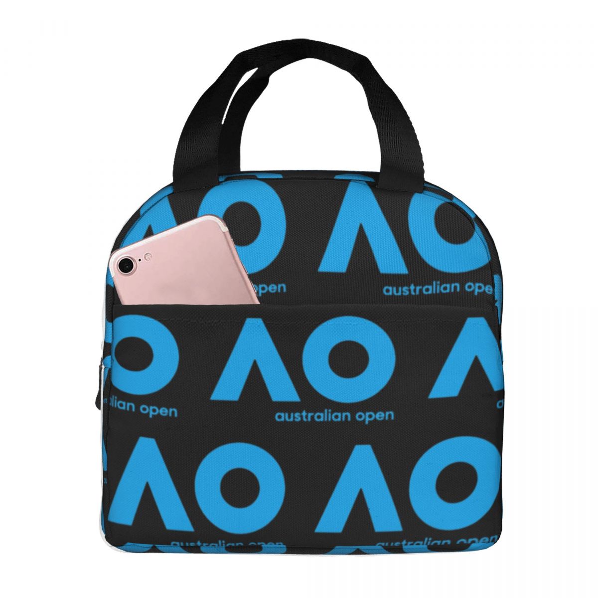 Australian Open AO (Blue Version) Insulated Lunch Bag for Kids School Cooler Thermal Food Box Tote Portable LunchBoxes Container One Size