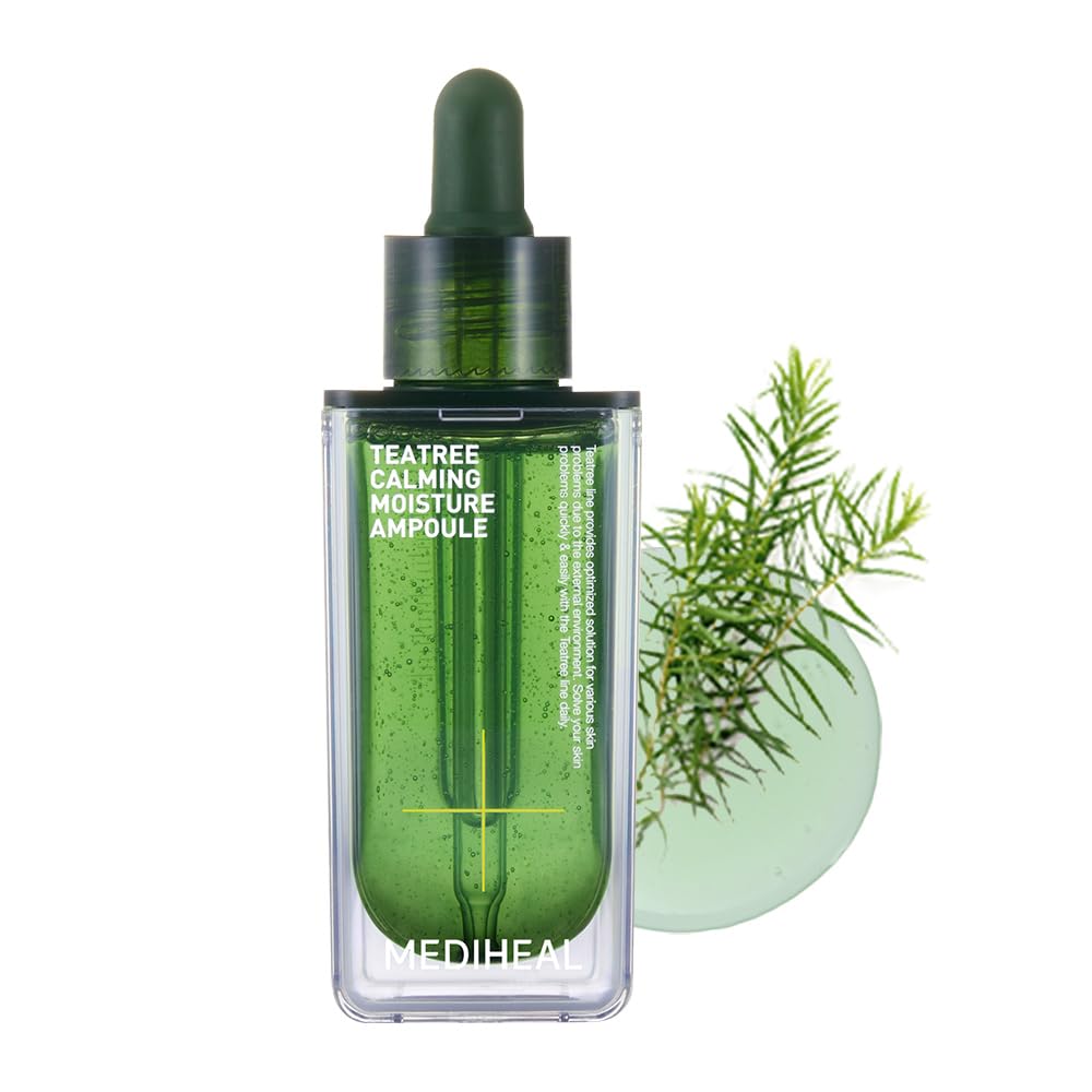 

Mediheal Teatree Calming Moisture Ampoule 50ml Quick Calming And Deep Hydrating With 92% Pure Tea Tree